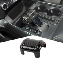 Cargar imagen en el visor de la galería, NINTE Gear Shift Knob Cover Trim For 21-23 Ford F150 F-150 ABS Carbon Fiber Look