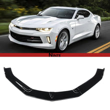 Load image into Gallery viewer, NINTE Front Lip for 2016 - 2021 Chevrolet Camaro SS / 19 - 21 LS LT RS 3 Pieces Front Bumper Lip Spoiler Splitters - NINTE