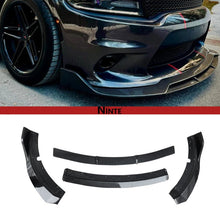 Charger l'image dans la galerie, NINTE Front Lip For 2015 - 2023 Dodge Charger SRT Scat Pack Front Bumper Splitter 4 PCs - NINTE