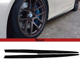 NINTE Side Skirts For 2011 - 2016 BMW 5 Series F10 F11 M Sport M5 ABS Side Extension Panel Splitter - NINTE