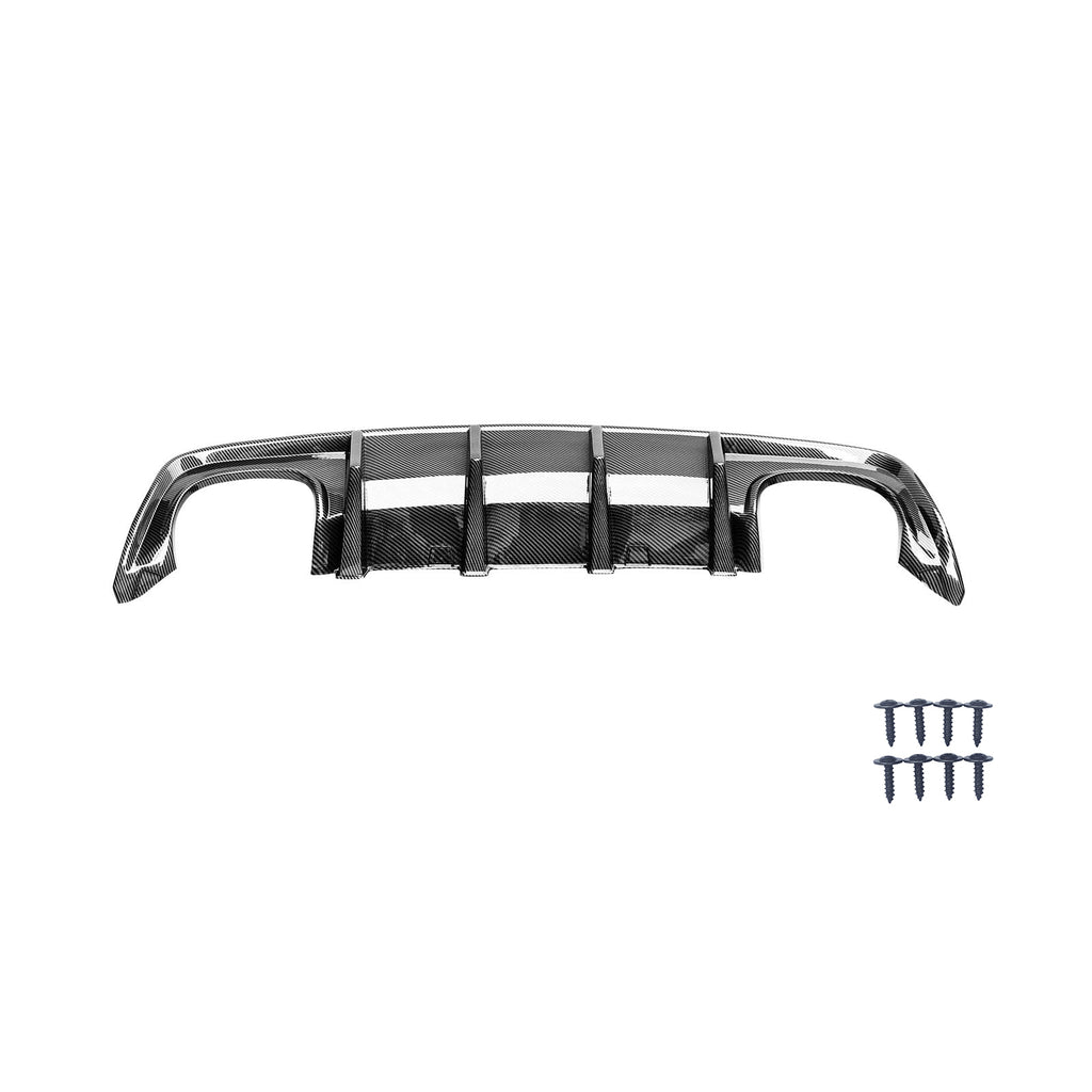 NINTE Rear Diffuser For 2020-2023 Dodge Charger Widebody Quad Exhaust Rear Bumper Lip