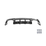 NINTE For 2020-2023 Dodge Charger Widebody Quad Exhaust Rear Diffuser Rear Bumper Lip
