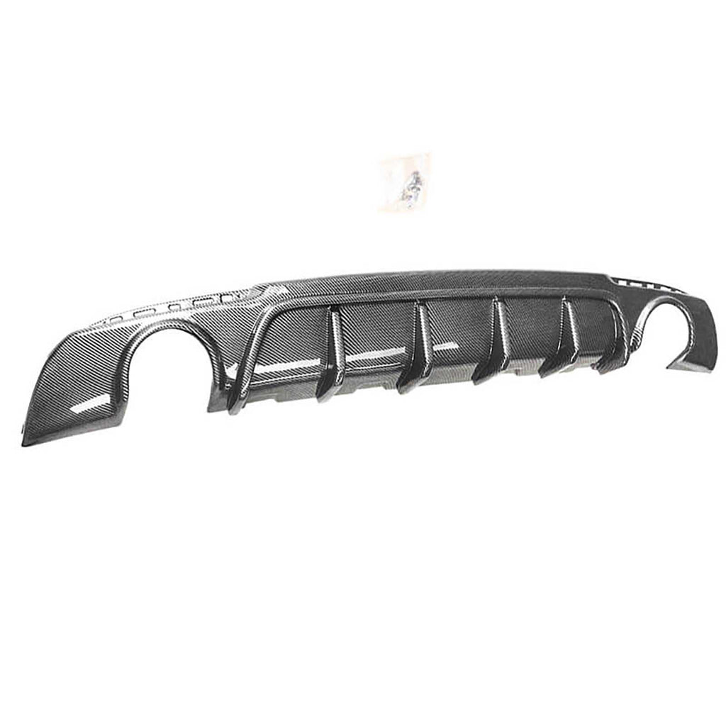 NINTE Rear Diffuser For 2015-2023 Chrysler 300 SRT Exhaust Shark Fins Rear Bumper Lip