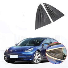 画像をギャラリービューアに読み込む, Ninte Tesla Model 3 2017-2019 2 PCS Rear Window Triangle Shutters Cover - NINTE