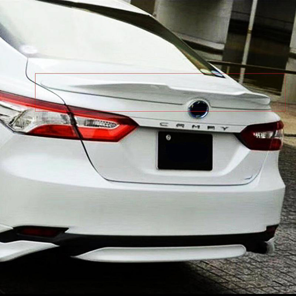 NINTE Rear Spoiler For 2018-2024 Toyota Camry TRD-Style Trunk Wing Spoiler ABS