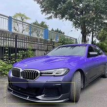 Laden Sie das Bild in den Galerie-Viewer, NINTE Front Lip For 2021 BMW 5 Series G30 - Carbon Fiber Look