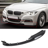 NINTE Front Bumper Lip For 2012-2018 BMW F30 3-Series M Tech Style ABS 2 Pieces