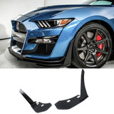 NINTE Winglet Splitters For 2015-2021 Ford Mustang ABS  Style Front Bumper Corner Spoiler