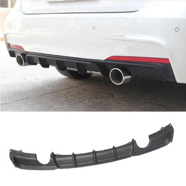 NINTE For 2012 - 2018 BMW 3 Series F30 M Sport Rear Diffuser Lower Bumper Diffuser Rear Lip Spoiler - NINTE