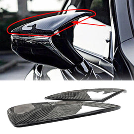 NINTE For 2021 - 2024 Lexus IS 300 IS 350 IS 500 F Real Carbon Fiber M Style Mirror Caps Replacement - NINTE