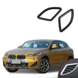 Ninte BMW X2 2018 ABS Plating Style Dashboard AC Outlet Vent Cover