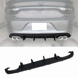 NINTE For 2015 - 2023 Dodge Charger Quad Exhaust Rear Diffuser NOT for Wide body - NINTE