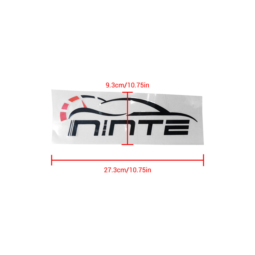 NINTE 9.84 Inch Brand Sticker Window Decal Decoration Universal Fitment