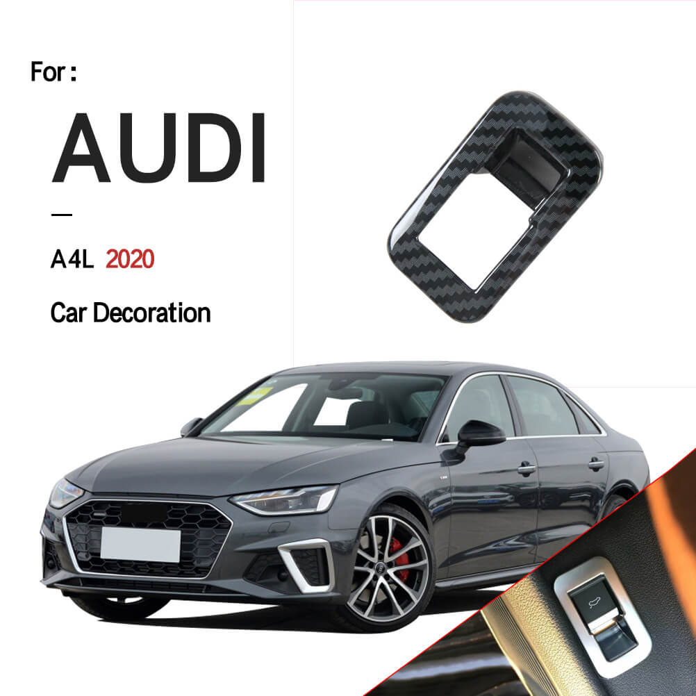 NINTE Interior Tail Door Swtich Frame Button Cover For Audi A4L 2020