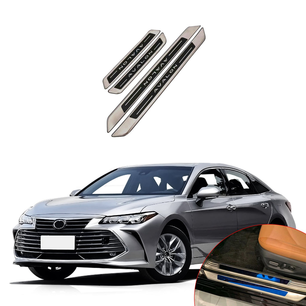 NINTE Door Sill Threshold For Toyota Avalon 2019-2020 Plates Cover