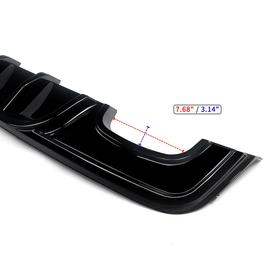 NINTE Rear Diffuser Lip For 07-13 BMW E82 M Sport 125i 128i