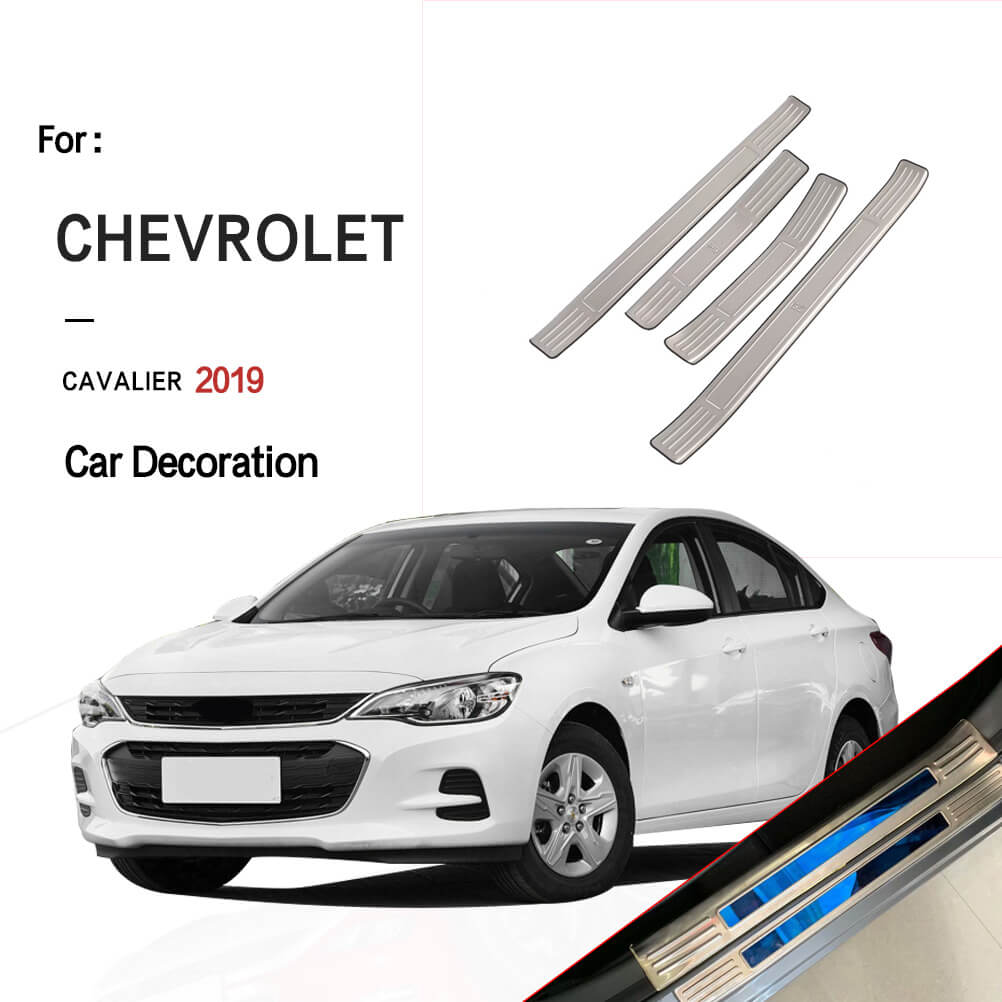 NINTE Outside Door Sill Plate For Chevrolet Cavalier 2019