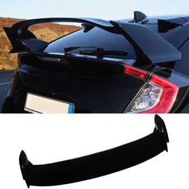 NINTE For 2016 - 2021 Honda Civic Hatchback FK4 FK7 FK8 5DR Hatchback Rear Spoiler Type - R Style Rear Trunk Splitter Trunk Lid Splitter Wing Air Deflector - NINTE