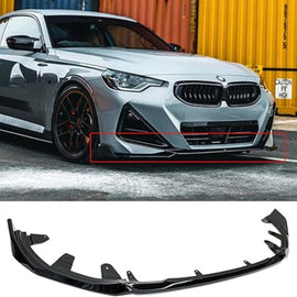 NINTE For 2022 - 2025 BMW G42 Coupe 220i 230i M240i Front Lip MP style Gloss black - NINTE