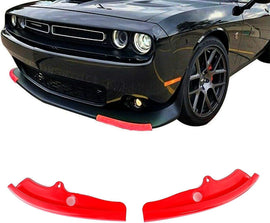 NINTE For 2015 - 2023 Dodge Challenger Scat Pack 2019 - 2023 R/T GT Front Lip Bumper Guard Front Splitter 2PCs - NINTE
