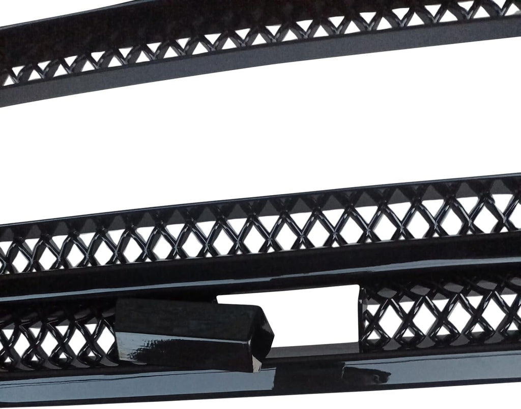 NINTE Front Lower Grill Cover For 2022 - 2025 GMC SIERRA 1500 SLT AT4 Gloss Black Painted Front Grille Cover Car Accessories Exterior Trim (Not the Replacement) - NINTE