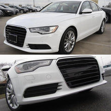 Load image into Gallery viewer, NINTE Front Bumper Fog Light Grille Inserts For Audi 2012-2015 A6 &amp; A6 Quattro | Replaces OEM 4G0807681 &amp; 4G0807682 Left &amp; Right Set Direct Clip-In Installation