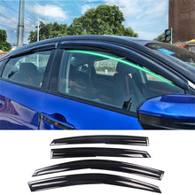 画像をギャラリービューアに読み込む, NINTE Honda Civic 4 Door Sedan 2016-2018 Smoke Tinted JDM Style Window Visor Rain Guard - NINTE