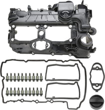 Laden Sie das Bild in den Galerie-Viewer, NINTE N20 Engine Valve Cover with Gasket Bolts Kit Oil Cap for BMW 2012-2018 528i 528i xDrive 328i 328i GT xDrive 320i x5 x3 X1 428i z4 2.0L Replace 11127588412