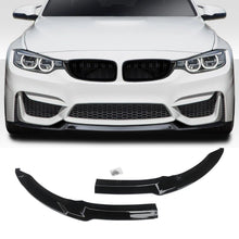 Load image into Gallery viewer, NINTE For 2015-2020 BMW F80 M3 F82 F83 M4 2 Pieces CS Style Front Lip Front Bumper Lip Spoiler Splitter