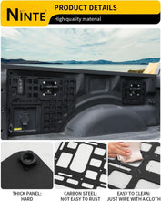 Load image into Gallery viewer, NINTE Side Bed Panel For 2015-2025 Ford F150 Side Molle Panel 5.5FT Truck Bed Panel Rear Cargo Storage Shelf for 2024 Ford F-150 Accessories