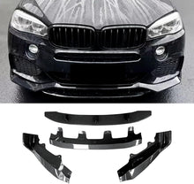 Laden Sie das Bild in den Galerie-Viewer, NINTE Front Lip for BMW F15 X5 M Sport 2014-2018 GT-Style Front Bumper Lip ABS Front Splitter Air Dam Spoiler Protector