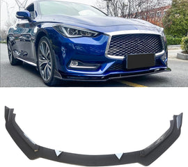 NINTE For 2017 - 2023 Infiniti 2nd Gen. Q60 V37 Front Lip Front Bumper Lip Chin Spoiler Splitter - NINTE