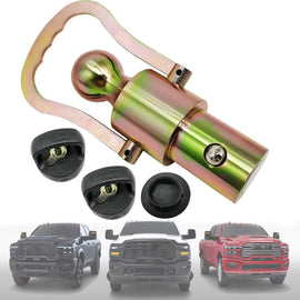 NINTE Gooseneck Ball & Safety Chain Kit For 2013 - 2024 Ram 2500/3500 - NINTE