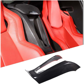 NINTE For for 2020 - 2023 Chevrolet Corvette C8 Accessories Interior Center Console Waterfall Wireless Phone Charger Cover Trim - NINTE