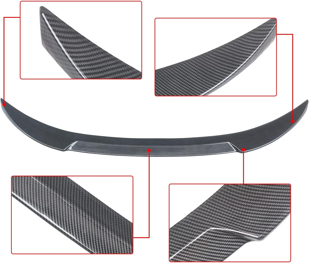 NINTE For 2020-2024 Toyota Corolla E210 L/LE/SE/XSE Rear Spoiler Trunk Wing Spoiler Lip Splitter