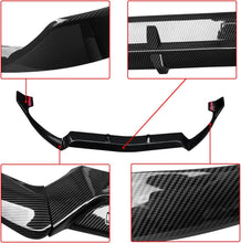 Cargar imagen en el visor de la galería, NINTE for W205 Front Lip for 2015-2018 Mercedes Benz C-Class W205 Sport ABS Painted Front Bumper Lip Splitter ABS Painted Chin W205 Extension Accessories