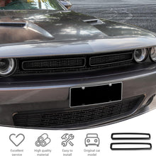 Load image into Gallery viewer, NINTE For 2015-2024 Dodge Challenger Front Grill Mesh Grille Inserts Trim Cover Black Black Exterior Accessories 2pcs