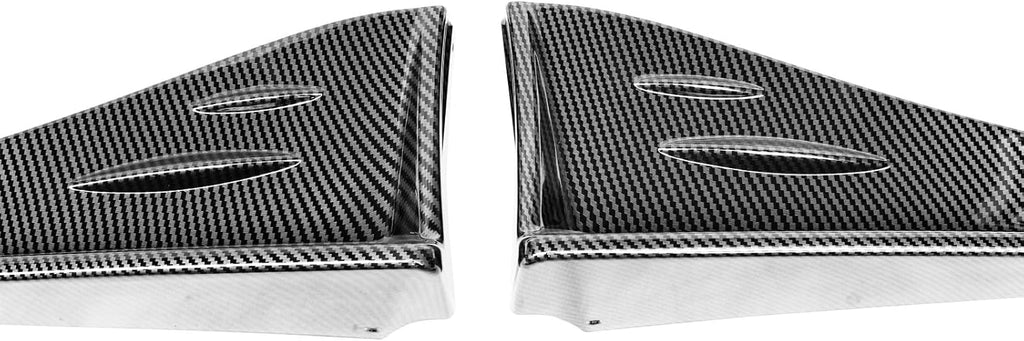NINTE Side Skirts Side Splitter Winglets & Front Fender Side Air Flow Vent Trim Fit for Toyota BRZ & Subaru GR 86 2022 2023 2024 2025 Carbon Fiber Coating ABS Painted 4PCS Decoration - NINTE