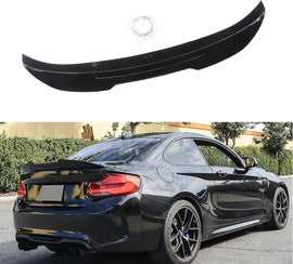 NINTE Spoiler For 2014 - 2021 BMW 2 Series F22 F87 M2 220i 228i 230i M235i M240i PSM Style ABS Painted High Kick Rear Spoiler Trunk Spoiler - NINTE