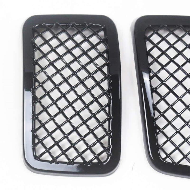 Ninte Jeep Cherokee 2019-2020 7 PCS ABS Front Mesh Grill Cover-Painted Gloss Black Grille - NINTE