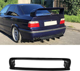 NINTE Rear Spoiler Fit for 1992-1998 3 Series E36 1994-1999 E36 M3 ZR1 Extended Style ABS Painted Rear Trunk Spoiler Splitter Rear Wing