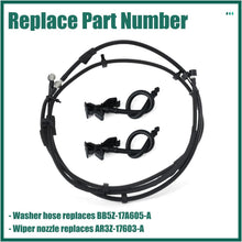 Load image into Gallery viewer, NINTE For Ford Explorer 2011 -2015 Windshield Washer Hose and Wiper Nozzle BB5Z-17A605-A AR3Z-17603-A - NINTE