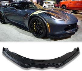 NINTE For 2014 - 2019 Chevy Corvette C7 Z06 Stingray Stage 2 Chin Splitter Bodykit Front Bumper Lip Front Spoiler Splitter - NINTE