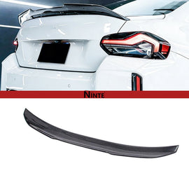 NINTE Rear Spoiler For 2022 - 2025 BMW 2 Series Coupe G42 G87 M2 220i 230i M240i Real Carbon Fiber PSM Style - NINTE
