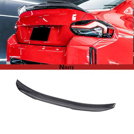 NINTE Rear Spoiler For 2022 - 2025 BMW 2 Series Coupe G42 G87 M2 220i 230i M240i Real Carbon Fiber PSM Style - NINTE