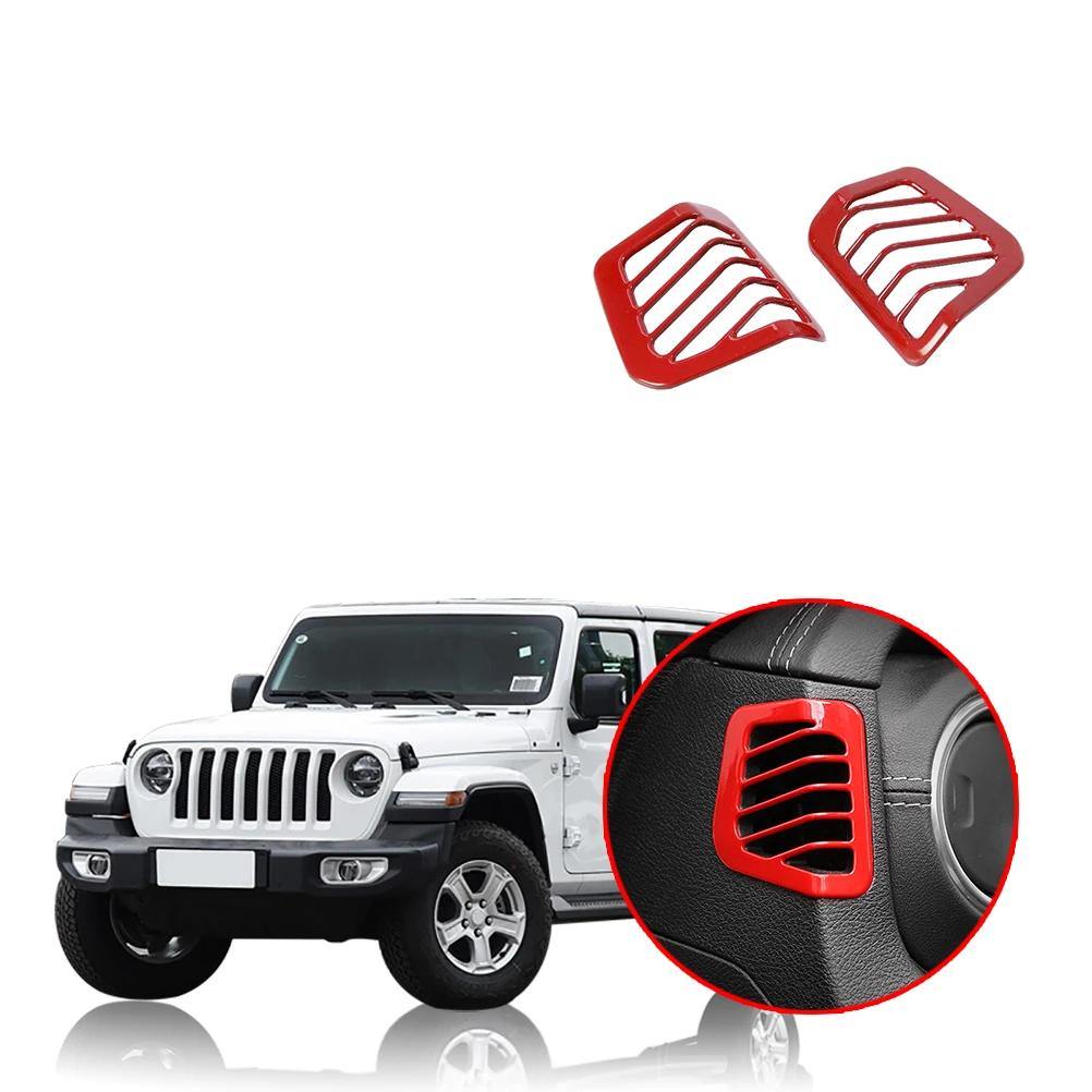 NINTE Jeep Wrangler JL 2018-2019 Dashboard Side Air Conditioning Vent Outlet Decoration Cover Sticker - NINTE