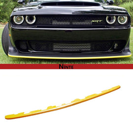 NINTE Front Bumper Lip For 2015 - 2023 Dodge Challenger Widebody Hellcat Demon Redeye Scat Front Body kit Spoiler Splitter Bumper Guard Protector Splitter - NINTE