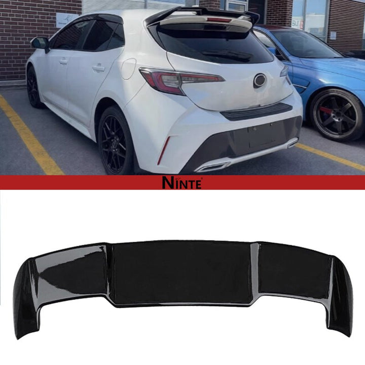 NINTE Roof Spoiler For 2019 - 2024 Toyota Corolla Hatchback Roof Spoiler Gloss Black Rear Window Trunk Wing Spoiler ABS - NINTE