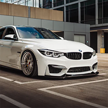 Load image into Gallery viewer, NINTE For 2015-2019 BMW F80 M3 F82 F83 M4 V2 Dry Carbon Fiber Front Bumper Upper Fang Trim