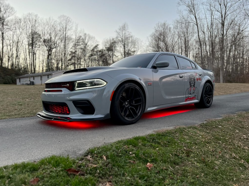 NINTE Side Skirts For 2020 2021 2022 2023 Dodge Charger Widebody Rocker Panel Extension Lip Body Kits